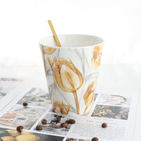 Tasses en céramique de style nordique, vente en gros personnalisée, mugs en porcelaine fine pour cadeaux d'affaires