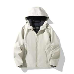 <b>Soft</b> <b>Shell</b> Men's Windbreaker <b>Jacket</b> Waterproof Lightweight <b>Hooded</b> Hiking Breathable Polyester Nylon Windbreaker Tracksuit - Product Image 3