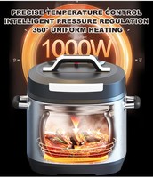 Usine en gros 6/8L électrique numérique autocuiseur multi-fonctionnel antiadhésif intérieur ménage CB CE avec écran tactile