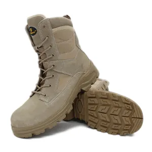 防水软金属toecap沙漠战术靴孟加拉国女性行政价格服务靴/安全鞋