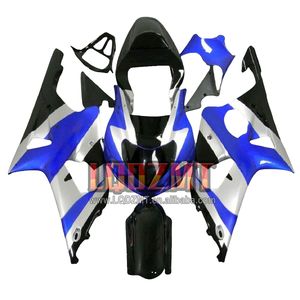 Cuerpo de inyección azul plateado para SUZUKI <span class=keywords><strong>GSXR</strong></span> <span class=keywords><strong>1000</strong></span>, GSXR1000, 00, 01, 02, 140No.3, K2, 1000CC, 2000, 2001, <span class=keywords><strong>2002</strong></span>, carenado - Product Image 1