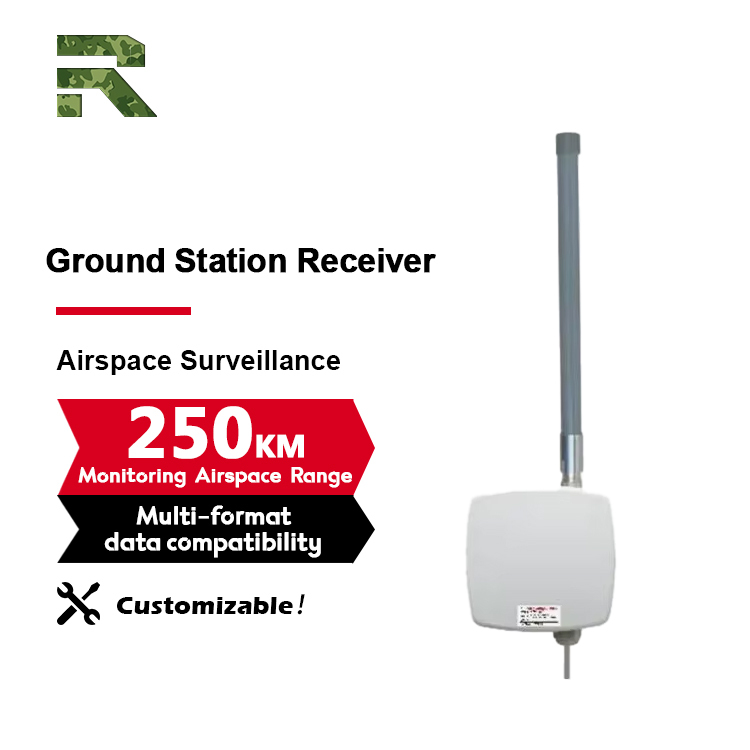 Stable and Extensive Coverage >250km Airspace Outdoor Waterproof <strong>Ads</strong>-<strong>B</strong> Ground Station <strong>Receiver</strong>