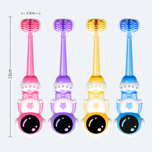 <span class=keywords><strong>Cepillo</strong></span> de <span class=keywords><strong>Dientes</strong></span> Infantil VABESSA con Diseño 3D de Astronauta de Dibujos Animados, <span class=keywords><strong>Cepillo</strong></span> de <span class=keywords><strong>Dientes</strong></span> con Mango de Dibujos Animados para Niños - Product Image 2