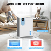 Déshumidificateur d'air électrique miniature le plus populaire, portable avec réservoir d'eau amovible, nouveau design pour la déshumidification de l'air