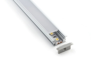 27x11mm intégré LED linéaire aluminium profil capteur escalier lumière LED éclairage au sol bande Surface montage canal