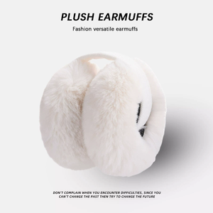 Новые зимние наушники для женщин, милые плюшевые грелки для ушей, защита от мороза и холода, складные наушники-чехлы - Product Image 5