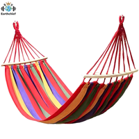 Hamac d'extérieur très vendu avec tissu épais 175cm x 260cm, hamac balançoire