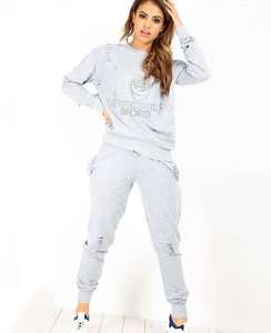 Nouveau élégant Logo personnalisé femmes hiver sweat décontracté Sport survêtement avec motif brodé Vintage patchs décoration - Product Image 3