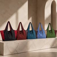 Sac fourre-tout pliable à grande capacité, bicolore, personnalisé avec logo, écologique, léger et réutilisable pour l'été et l'hiver