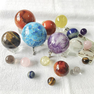 Boule de sphère de cristal de quartz à mélange naturel boules de cristal de quartz de guérison spirituelle pour les pièces de décoration de mariage à la maison vente en gros - Product Image 4