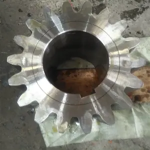 CNC Machining Customized Large Modulus Forged Steel Ball Mill Transmission Small Forged Gear