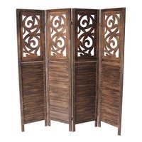 Paravent pliant sans cadre en bois d'acacia moderne et abordable, de haute qualité du Vietnam, pour jardin et maison, facile à assembler, idéal pour anniversaire