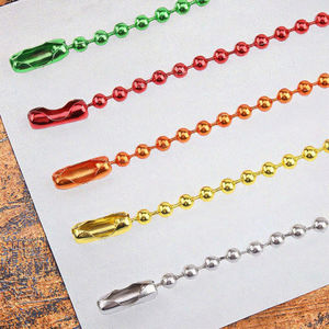 Chaîne en coton tressé écologique sans nickel en tailles 10/12/15 cm, colorée pour étiquettes suspendues sur vêtements, sacs, chaussures - Product Image 3