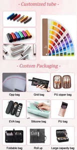 Venta caliente logotipo personalizado <span class=keywords><strong>diamante</strong></span> Bling brocha de <span class=keywords><strong>maquillaje</strong></span> Rhinestone colorido profesional pinceles de <span class=keywords><strong>maquillaje</strong></span> conjunto de herramientas para las mujeres - Product Image 6