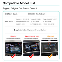 Autoabc Land Rover Carplay sans fil Android Auto Jaguar Xe Xl F-pace E-pace Range Rover Evoque Discovery Prise en charge de la caméra de recul