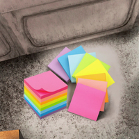 Grosir merekat sendiri sekolah/bantalan Memo kantor warna catatan tempel dan stiker kertas untuk pesan alat tulis
