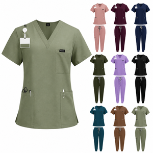 Uniformes Clínicos para Enfermeras, Conjuntos de Uniformes Médicos, Conjunto de Pantalones Deportivos Antibacterianos para Mujeres Cuidadoras, Uso Diario Médico - Product Image 2