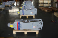 Marteau brise-roche hydraulique silencieux pour excavatrice
