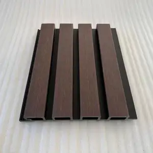 2024 most popular wpc panel wall clad panel wpc wall flute panel for outdoor building