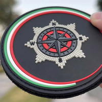 Patch logo 3D personnalisé en PVC souple, badge en caoutchouc gaufré, imperméable, tactique, pour vêtements, sacs et accessoires.