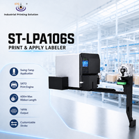 Machine d'étiquetage automatique électrique IPS ST-LPA106S pour bouteilles, étiqueteuse latérale et supérieure pour bouteilles multi-spécifications
