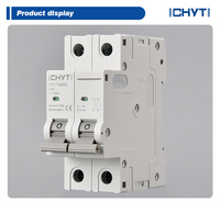 NOUVEAU Disjoncteur CC CHYT YTL7-63 2P 500/600/1000V MCB CC 16A 32A 63A 2P Disjoncteur CC Disjoncteur Solaire Photovoltaïque MCB Solaire