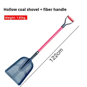 Pala de jardín hueca engrosada perforada de grado Industrial transfronterizo agarre antideslizante para maíz cacahuetes arena suelo carbón tamizado - Product Image 6