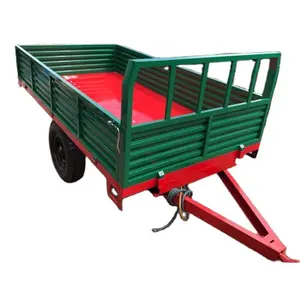 Mini Agricultural Tractor Trailer And Small Farm Garden Hydraulic Dump Trailer For Sale