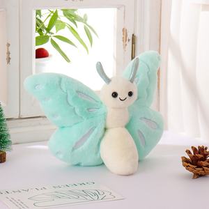 Juguete <span class=keywords><strong>de</strong></span> peluche personalizado con diseño <span class=keywords><strong>de</strong></span> insecto suave y mariposa, regalo <span class=keywords><strong>de</strong></span> cumpleaños ODM para niñas y niños, relleno <span class=keywords><strong>de</strong></span> algodón PP - Product Image 2
