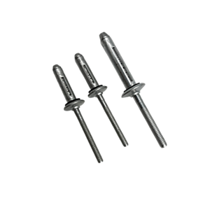 Remaches de <span class=keywords><strong>Trebol</strong></span> Bulbex negros de aluminio completo, remaches ciegos POP de tipo dividido triple con cabeza de Brida Grande 5/32 3/16 - Product Image 4