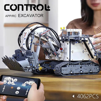 Blocs de construction de modèle de véhicule d'ingénierie R9800 RC/APP d'excavatrice de Liebherr du roi 13130 de moule