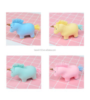 Balle anti-stress licorne en argile ultra-légère de 11 cm, jouet à presser en TPR à rebond lent, balle de décompression en forme de raisin, jouet fantaisie animal pour la décompression