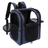 Sac de transport pliable et extensible 30L pour animaux de compagnie, approuvé par les compagnies aériennes, en nylon Oxford souple, couleur unie, avec fermeture éclair, pour chat et chien