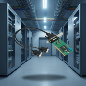 Tarjeta de Puerto Serie PCI Moxa CP-132UL-DB9M Modelo Taiwan 64316, 2 Puertos RS232 para Uso Industrial - Product Image 3