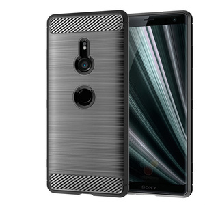 Superventas para <span class=keywords><strong>Sony</strong></span> <span class=keywords><strong>Xperia</strong></span> <span class=keywords><strong>1V</strong></span> 5 II 10V 1 IV 1 funda trasera suave para teléfono móvil funda de silicona cepillada de fibra de carbono TPU - Product Image 4