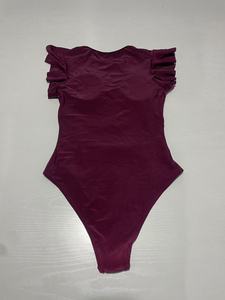Maillot de bain une pièce personnalisé pour femme, monokini de luxe, maillot de bain sexy à col en V pour femmes - Product Image 2