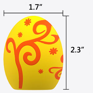 New Dog Puppy Rubber Sound Squeaky Latex Bouncy Squeaker Interactive Fetch Play Pet Egg Balls Pet Toy - Product Image 4