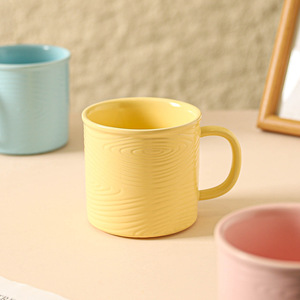 Free shipping on wood grain <b>ceramic</b> mugs, household water <b>cups</b>, simple <b>ceramic</b> mugs, office high-temperature resistant milk and - Product Image 2