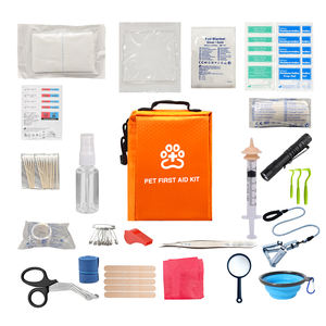 Fabricants de fournitures médicales, trousse de premiers soins pour animaux de compagnie, maison, extérieur, sac d'urgence pour chiens avec anti-tiques - Product Image 2
