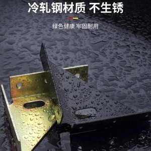 ขายึดมุมสามด้านแบบหนา 90 องศา สำหรับเฟอร์นิเจอร์ไม้ เตียง เก้าอี้ โต๊ะ - Product Image 4