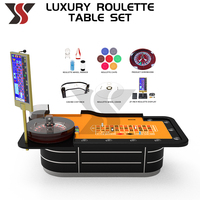 Ensemble de table de roulette personnalisable YS pour casino, divertissement à domicile, poker, table en bois durable de luxe professionnelle