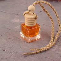 Ventes chaudes, flacon diffuseur de parfum en verre transparent de haute qualité, luxe, carré, facile à ouvrir, 5 ml, 8 ml, 10 ml, 15 ml, pour l'air de la voiture