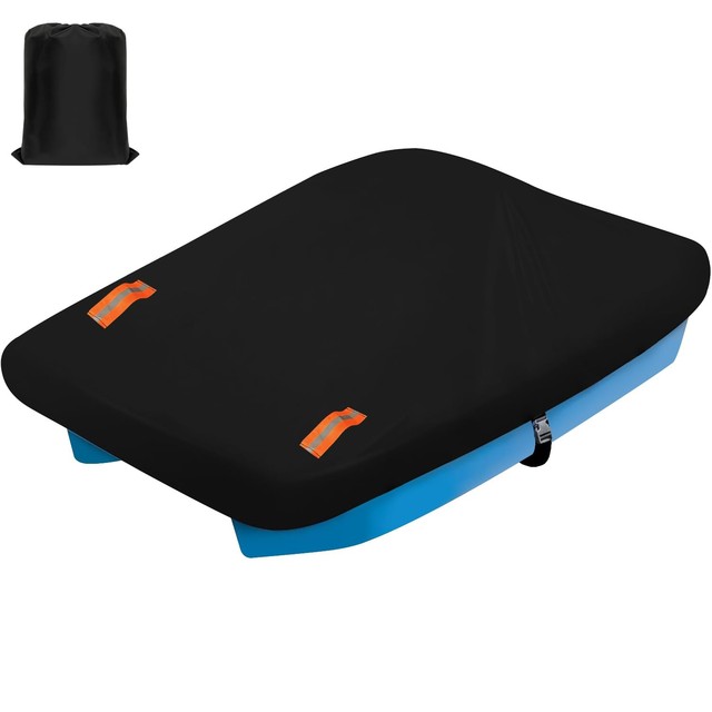 Heavy Duty Waterproof Boat Cover 420D/600D Polyester Oxford Cloth Paddle Boats Cover Dustproof Durable Pedal Boat Cover