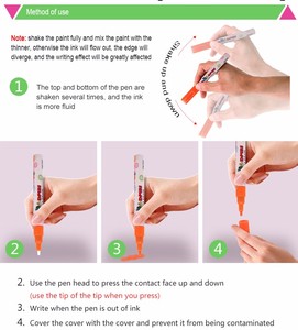 Marqueur à craie liquide 3 mm à pointe biseautée et ronde 2026 - Stylo effaçable à pointe fine pour verre, tableau blanc et tableau <span class=keywords><strong>de</strong></span> menu - Product Image 5