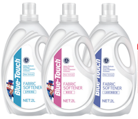 Détergent liquide doux en tissu, boîte de détergent, savon liquide, emballage 2 l