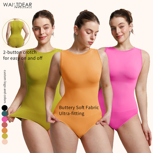 Waistdear Wholesale Sleeves Buttery Soft Comfortable Body Shapers Slimming Seamless Tummy Control <strong>Shapewear</strong> <strong>Bodysuit</strong> <strong>Women</strong> - Product Image 1