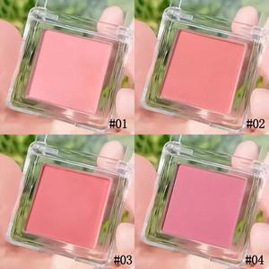 พาเลทบลัชออนสีชมพูสำหรับบลัชออนแป้งอัดแข็งแบบมืออาชีพสำหรับการแต่งหน้าบนใบหน้า - Product Image 4