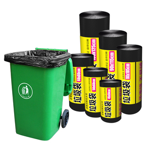 Sức mạnh công nghiệp chống rách rác bin túi nhựa 13 30 45 50 60 65 95 100 Túi Rác Thùng rác - Product Image 5