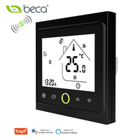 Beca OEM ODM BAC-002 Smart Fan Coil Unit Contrôle de la température 24v 220V Zigbee Modbus Wifi Room Thermostat