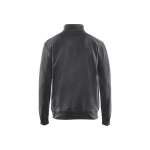 BLAKLADER - 336911589800M <b>Sweatshirt</b> with half zip Dark grey - EAN 7330509605226 <b>WORK</b> HOODIES - Product Image 2